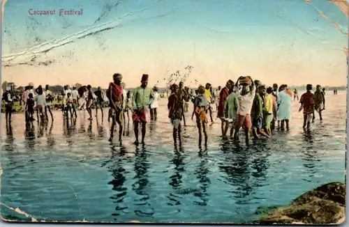 6263 - Indien - Cocoanut Festival - gelaufen 1912