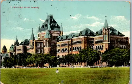 6270 - Indien - Bombay , H. M.`s High Court - gelaufen 1912