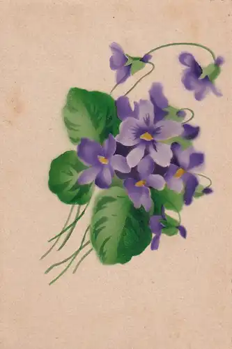 6289 - Künstlerkarte - Blumen