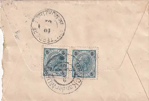 6311 - Österreich - Brief Bruck an der Mur . Mitterdorf im Mürztal v. 1904 , leer