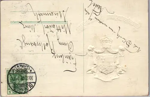 6319 - Deutschland - Oldenburg , Herzogentum - gelaufen 1908