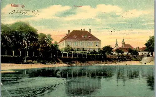 6320 - Tschechoslowakei - Czech , Göding , Schloss - gelaufen 1907