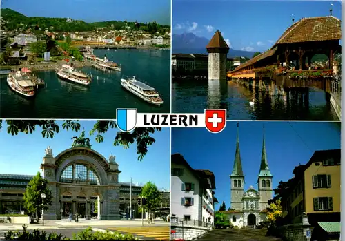 6323 - Schweiz - Luzern , Mehrbildkarte - gelaufen 1999