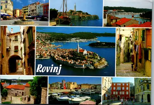 6332 - Kroatien - Rovinj , Mehrbildkarte - gelaufen 2005