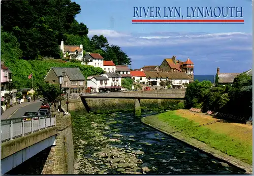 6338 - Großbritanien - Lynmouth , Lynton , River Lyn - gelaufen 1997
