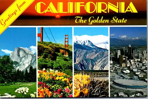 6345 - USA - California , The golden State - gelaufen 1999