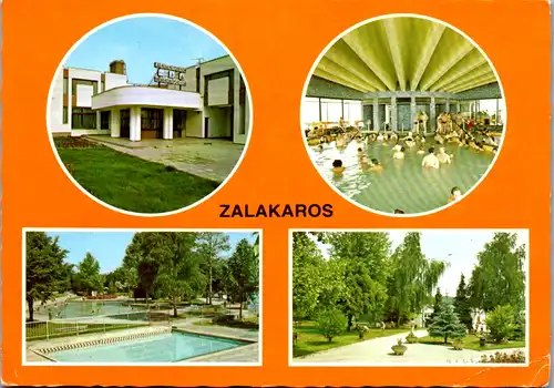 6357 - Ungarn - Zalakaros , Mehrbildkarte - gelaufen 1981