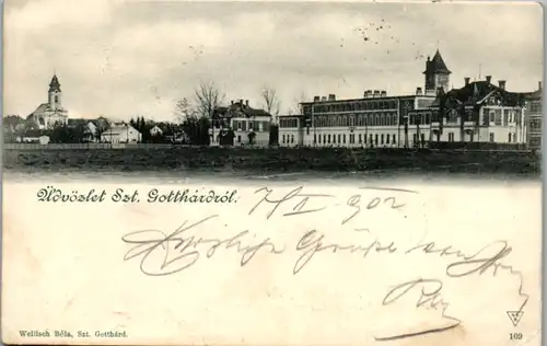 6359 - Ungarn - Szt. Gotthardròl , St. Gotthard - gelaufen 1902
