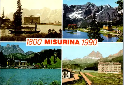 6362 - Italien - Misurina , Dolomiti , Mehrbildkarte - gelaufen 1999