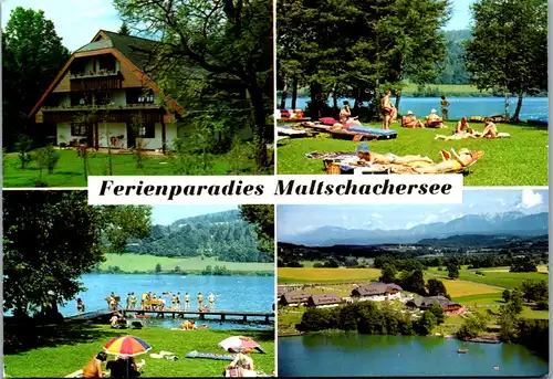 6388 - Kärnten - Feldkirchen , Feriendorf , Maltschachersee - gelaufen 1999