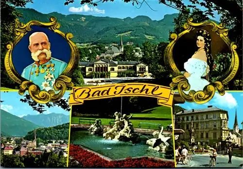 6391 - Salzburg - Bad Ischl , Mehrbildkarte , Kaiservilla - gelaufen 1999