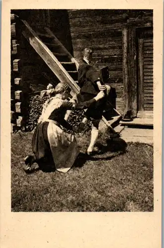 6396 -  - Motiv , Steirertanz - nicht gelaufen