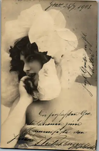 6402 -  - Romantik , Frau - gelaufen 1903