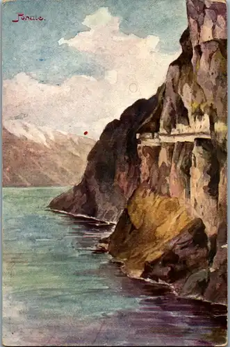 6498 -  - Ponale , Gardasee II - gelaufen 1914