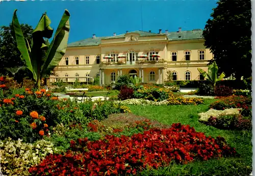 6515 - Oberösterreich - Bad Hall , Kurhaus , Blumen - gelaufen 1970