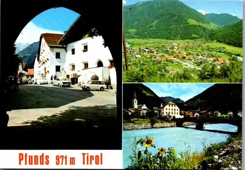 6524 - Tirol - Pfunds im Oberinntal , Mehrbildkarte - gelaufen 1999