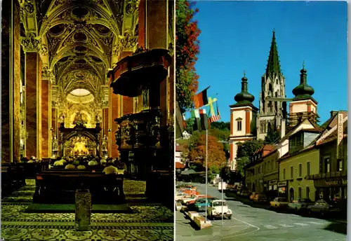 6527 - Steiermark - Mariazell , Basilika , Gnadenaltar , Grazerstraße - gelaufen 1984
