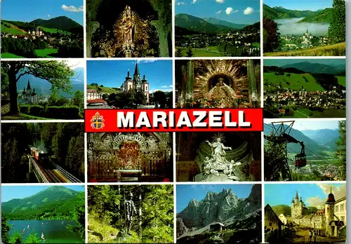 6544 - Steiermark - Mariazell , Mehrbildkarte - gelaufen