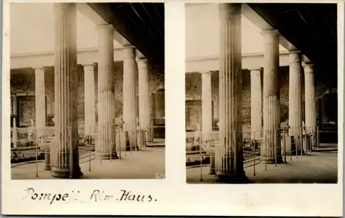 6564 - Italien - Pompeji , Pompei , Römisches Haus - nicht gelaufen