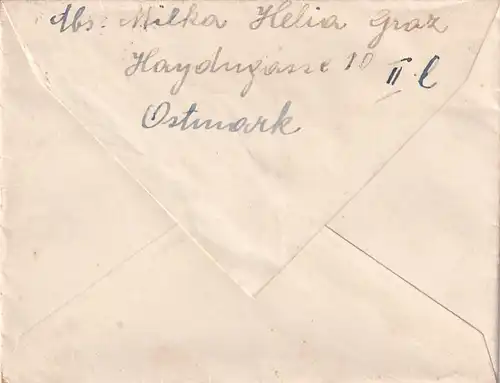 6659 - Österreich - Feldpost , Brief , Graz - Hamburg -  1942