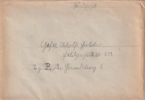 6662 - Österreich - Feldpost , Brief , Graz - Hamburg , Zeichnung Kind -  1942