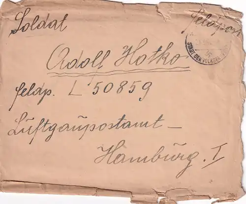6670 - Österreich - Feldpost , Brief , Graz - Hamburg -  1942