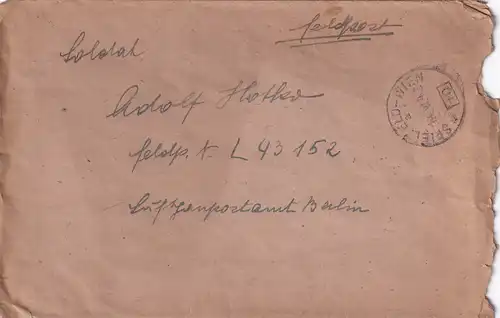 6703 - Österreich - Feldpost , Brief , Leibnitz - Berlin -  1942