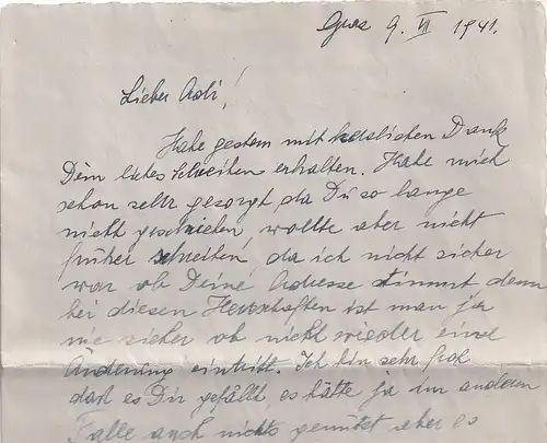 6715 - Österreich - Feldpost , Brief , Kaindorf Leibnitz - Hildesheim -  1941