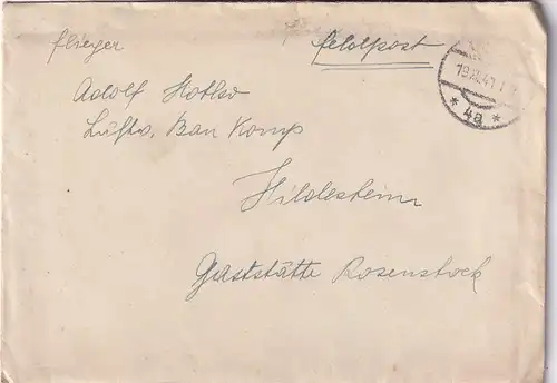 6716 - Österreich - Feldpost , Brief , Kaindorf Leibnitz - Landau , Isar , Niederbayern -  1941