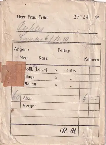 6724 - Österreich - Militaria 7 Negative von Soldaten