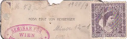 6730 - Österreich - Wien , Rosa Edle von Rehberger v. 1908 , Kaiserin Elisabeth