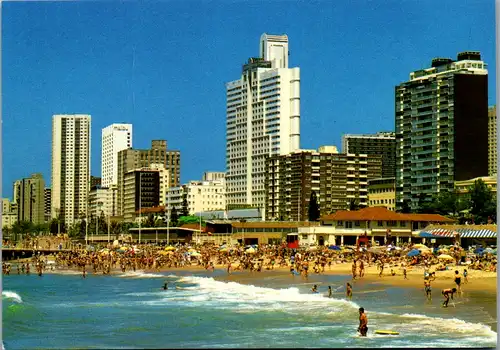 6769 - Südafrika - South Africa , Natal , Kwazulu , Durban , The golden Mile , Strand - nicht gelaufen