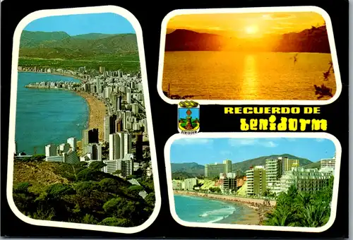6785 - Spanien - Spain , Benidorm , Mehrbildkarte - gelaufen 1981