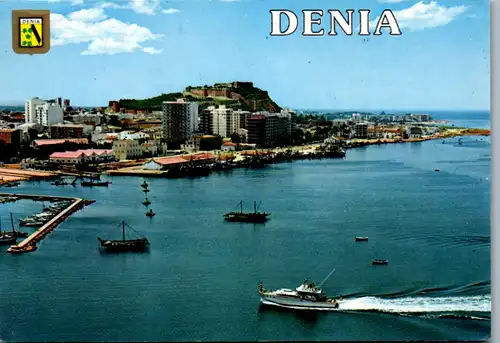 6786 - Spanien  - Spain , Denia , Alicante , Puerto , Port , Hafen - gelaufen 1989