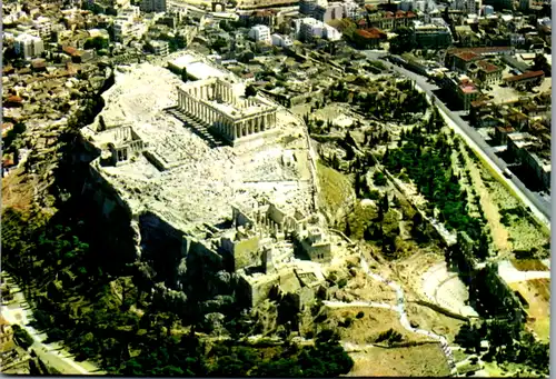 6802 - Griechenland - Greece , Athen , Akropolis , L' Acropole vue d' Avion , Luftansicht - nicht gelaufen