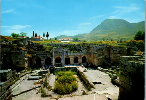 6816 - Griechenland - Greece , Corinth , Korinth , Quelle der Pirene Krini , Ancient fountain of Peirene Krini - nicht gelaufen