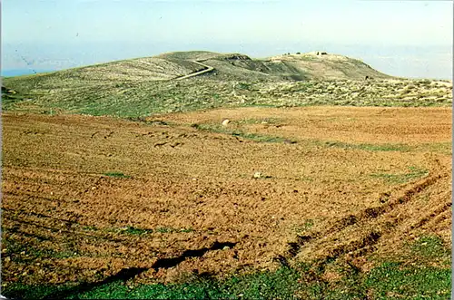 6823 - Jordanien - Jordan , Mount Nebo , Siyagha with the Memorial of Moses - nicht gelaufen