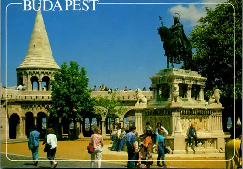 6831 - Ungarn - Budapest , Halászbástya , Fisherbastei - nicht gelaufen