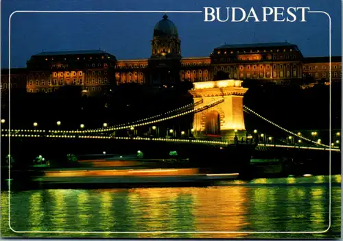 6832 - Ungarn - Budapest , Vár , Burg , Brücke - nicht gelaufen