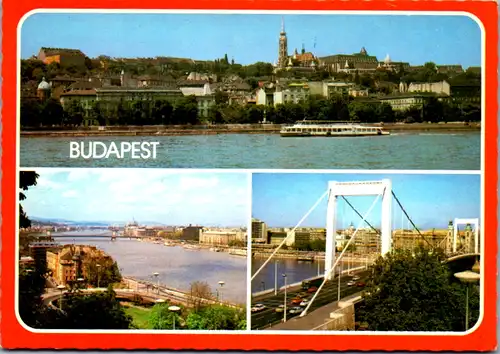 6836 - Ungarn - Budapest , Mehrbildkarte - nicht gelaufen