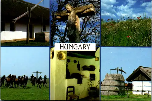 6842 - Ungarn - Grüße aus Ungarn , Mehrbildkarte - nicht gelaufen