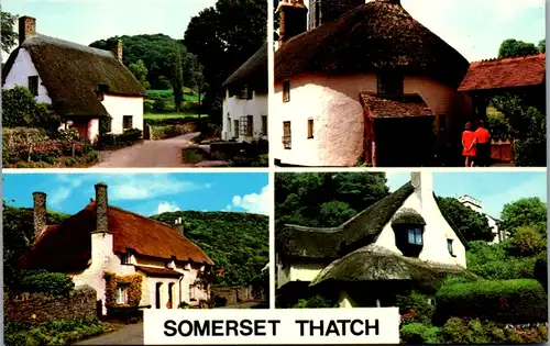 6855 - Großbritanien - Somerset Thatch , Dunster , Bossington , Luccombe , Selworthy - nicht gelaufen