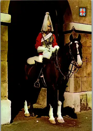 6866 - Großbritanien - London , A Sentry of the Life Guards , Horse , Pferd - nicht gelaufen