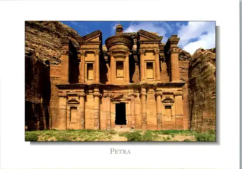 6879 - Jordanien - Petra , The Deir - nicht gelaufen