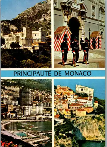 6882 - Monaco - Principauté de Monaco , Mehrbildkarte - nicht gelaufen