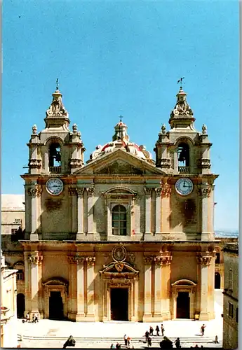 6906 - Malta - Cathedral Church , Facade , Dom , Fassade - nicht gelaufen