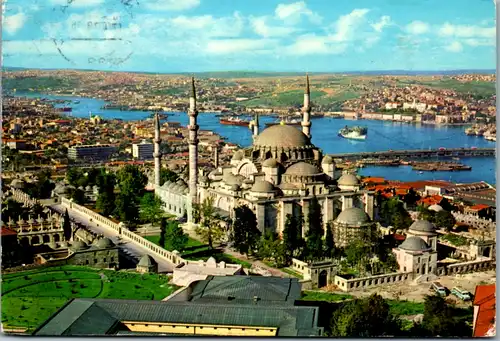 6918 - Türkei - Istanbul ve Saheserleri , Panorama - gelaufen