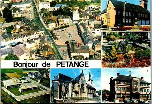 6919 - Luxemburg - Petange , Petingen , Hotel de Ville , St. Hubert , Borne des Passeurs , Parc Municipal - nicht gelaufen