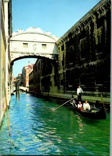 6934 - Italien - Venezia , Ponte die Sospiri , Die Seufzerbrücke - nicht gelaufen