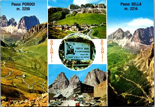 6948 - Italien - Dolomiten , Passo Pordoi , Passo Sella , Pordoijoch , Sellajoch - gelaufen